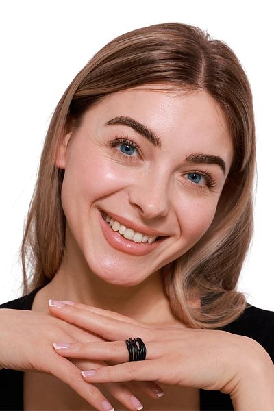 Heideman Fingerring Mona Schwarz Farben Casual