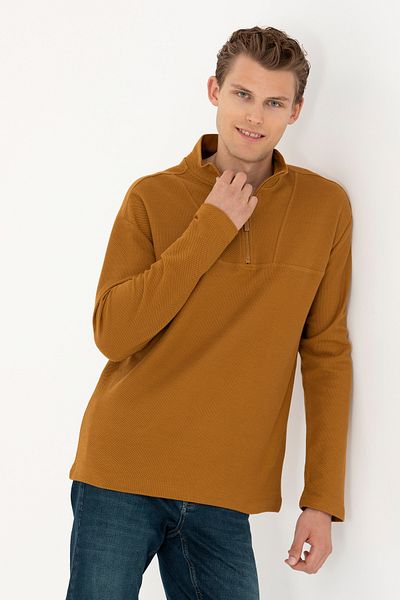 U.S. Polo Assn. Ανδρικό φούτερ με σχέδιο καρύδας - 50276580 -vr153