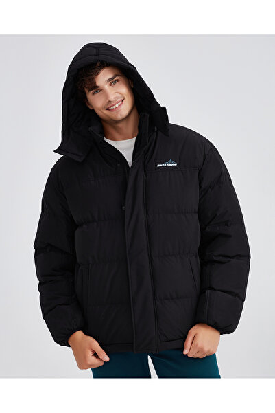 SKECHERS M Outerwear Padded Jacket Erkek Siyah Mont S232432-001