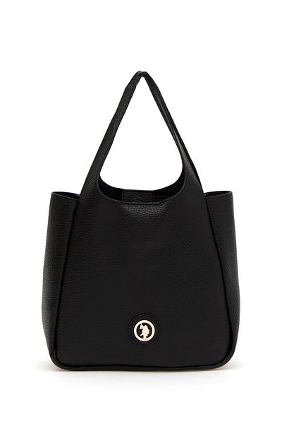 U.S. Polo Assn. Geantă neagră de umăr pentru femei 50287034-vr046