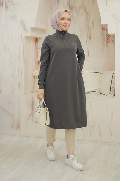 Armine TREND Ringed Knitted Fabric Tunic-24Kt436