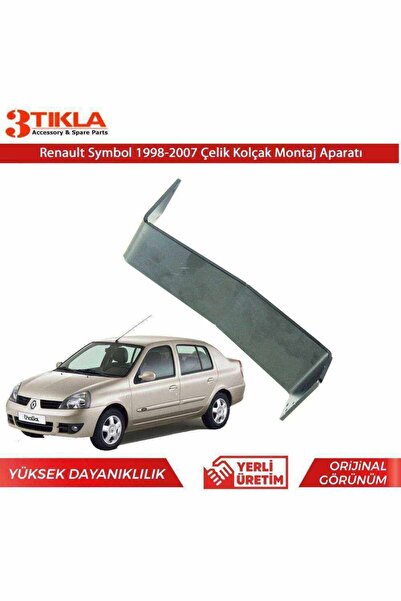 3 Tıkla Renault Symbol 11198-2007 Çelik Kolçak Kol Dayama Montaj Ayağı