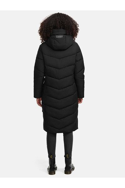 Navahoo Schmatzibaer Lange Damen Winter Steppjacke N009