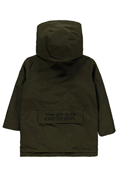 Civil Boys 10-13 Years Old Boy's Camel Hooded Coat