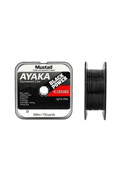 Mustad Ayaka Black Power Allround - 0,80mm 100m Light and Comfortable Shoes
