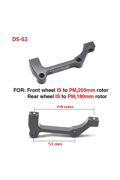 ZTTO 1pc Ds02 Only Ultralight Mtb Bike Disc Brake Bracket Is Pm A B To Pm A Disc Brake Mount Adapter