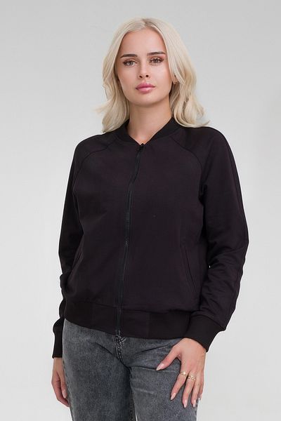 Bold & Young Palton de pilot din țesătură tricotată din bumbac, lycra, cu nervuri, cu buzunare cu fermoar