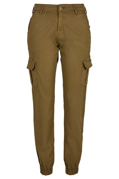 Urban Classics Damen Ladies High Waist Cargo Pants