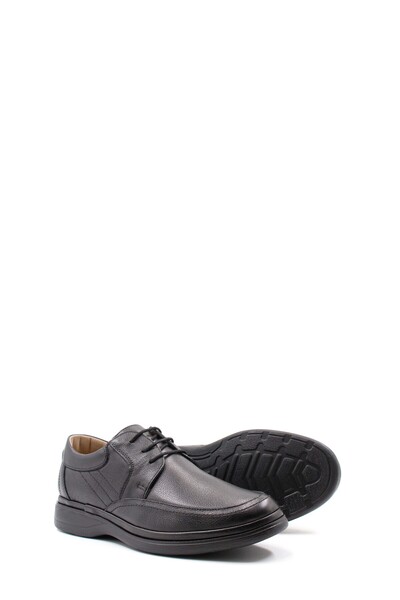 Ayakkabıhane Pantofi casual pentru bărbați, din piele naturală, neagră, la in...