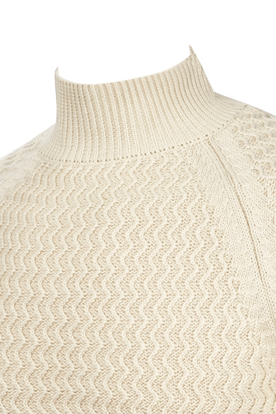 Çizgi Triko Чоловічий светр з напіврибальським коміром, з малюнком, прямий крій - 5021b