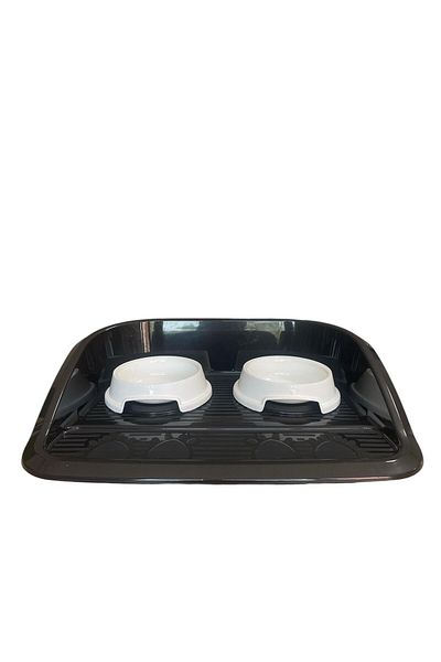 Glipet Easy to Use Double Food and Water Bowl