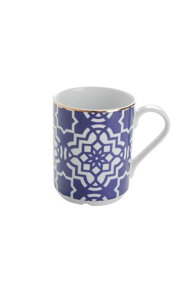 Porland Morocco Pattern Purple Mug 340Cc 2 Pcs 04Ap 019260