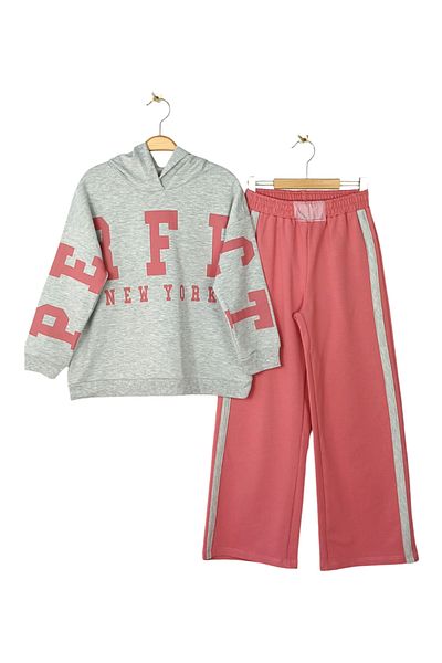 Via Girls Girl's Hooded Seasonal Tracksuit Set |   8-15 Years Old Children's Clothing