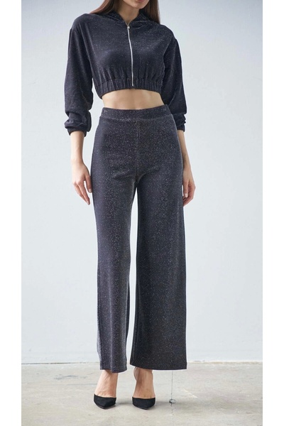 allys PARLAK SİMLİ PANTOLON