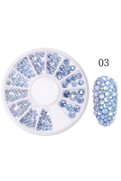 URSUGAR Blue Mavi i Süsleme Taş Seti