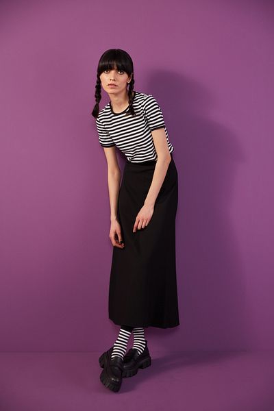 Penti Crew Neck Striped Top-wednesday Collection