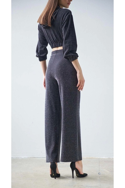 allys PARLAK SİMLİ PANTOLON