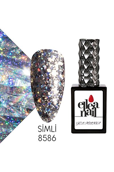 ELLEA NAIL Profesyonel Simli Kalıcı Oje 15 ml 8586