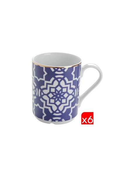 Porland Morocco Pattern Purple Mug 340Cc 6 Li 04Ap 019260