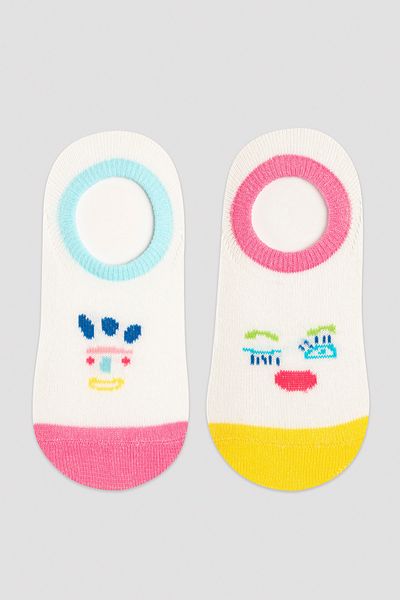 Penti Κοριτσίστικες κάλτσες 2 Pack Smiley Mode