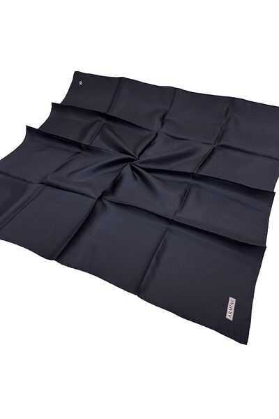 Armine Απλό Μεταξωτό Φουλάρι - 02 Navy Blue Twill