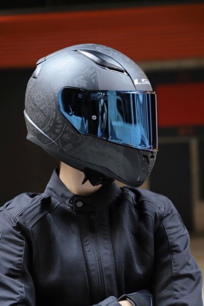 LS2 Rapid 2 Takaroa Mat Siyah Kask