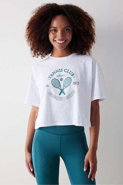 Penti Tricou alb de tenis