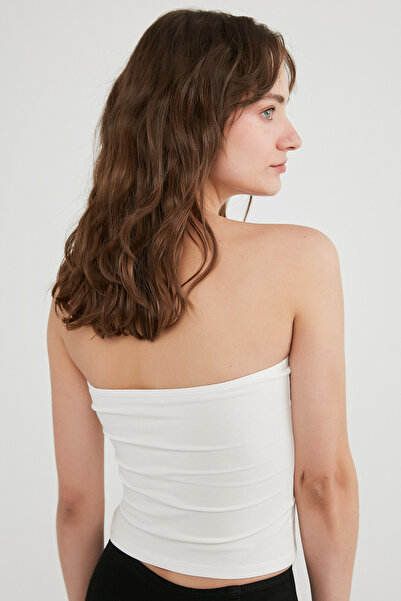 Penti Beyaz Tube Top Üst