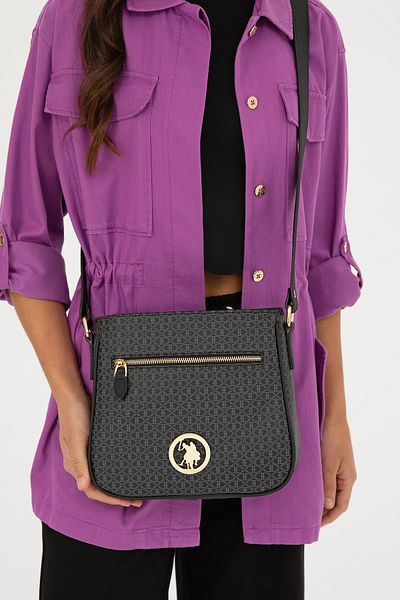 U.S. Polo Assn. Women's Black Crossbody Bag -50293698-VR046