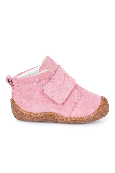 Merli&Rose Pink Suede Baby Girl First Step Boots - 101-11