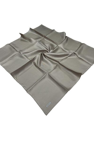 Armine Ανοιχτό μινκ Twill απλό μεταξωτό κασκόλ - 520