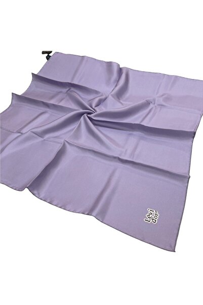 Levidor Eșarfă din mătase twill simplă - Liliac