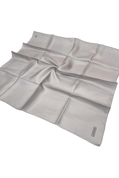 Armine Απλό Μεταξωτό Φουλάρι - 163 Light Stone Twill