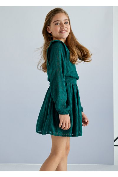 MAYORAL 7977 Rochie verde pentru fete