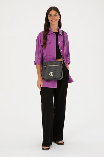 U.S. Polo Assn. Women's Black Crossbody Bag -50293698-VR046