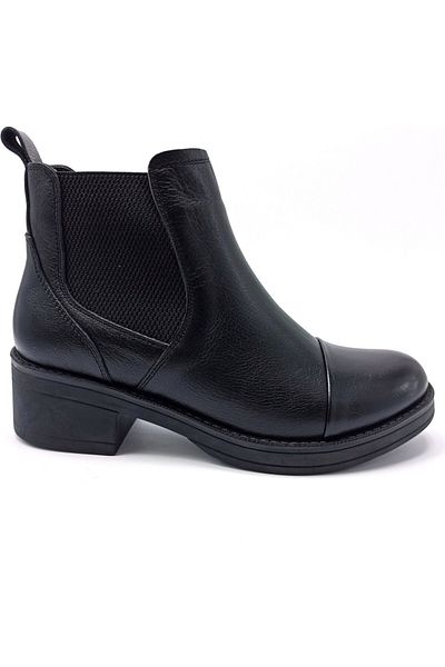 ALBİNİ Pantofi de barca pentru femei Albini din piele neagra