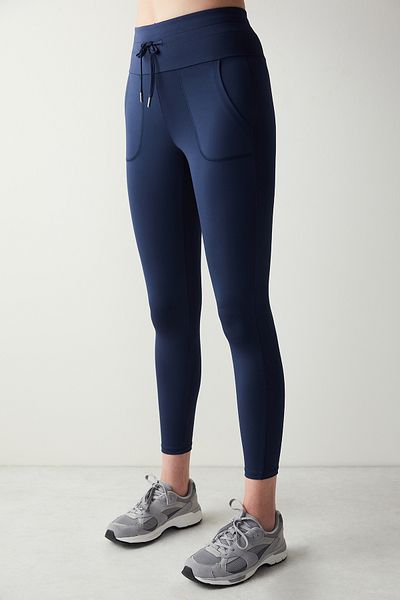 Penti Μπλε Navy Comfort ψηλόμεσο κολάν με λεπτομέρεια στον αστράγαλο