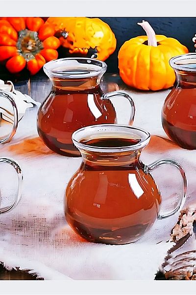 Bonjour 6-Piece Keyfi Ala Borosilicate Glass Tea Cup with Handle 220ml Cup