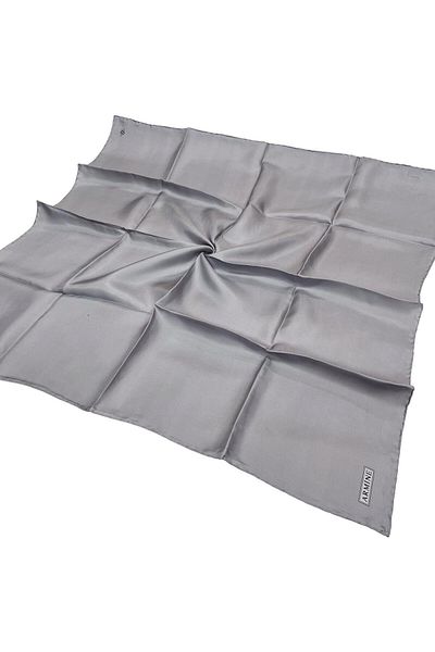 Armine Απλό Μεταξωτό Φουλάρι - 25 Smoked Twill