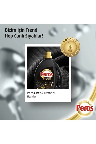 Peros Renk Uzmanı Renkliler & Siyahlar Kolejan Serum Etkisi Ile Kumaş Koruma & Bakım 2 X 3 Lt