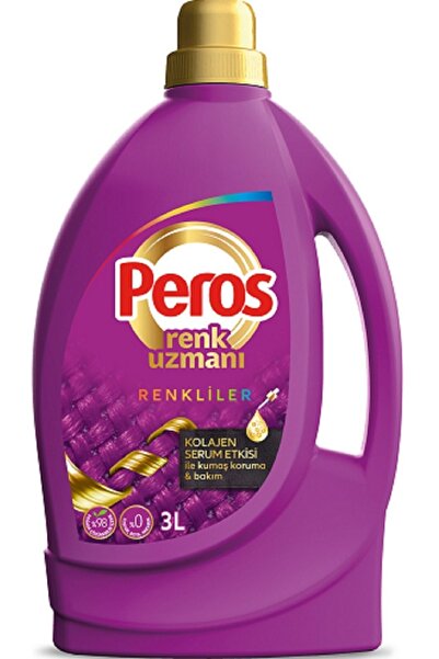 Peros Renk Uzmanı Renkliler & Siyahlar Kolejan Serum Etkisi Ile Kumaş Koruma & Bakım 2 X 3 Lt