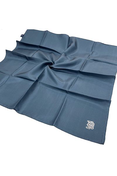 Levidor Απλό Μεταξωτό Φουλάρι Twill - Indigo
