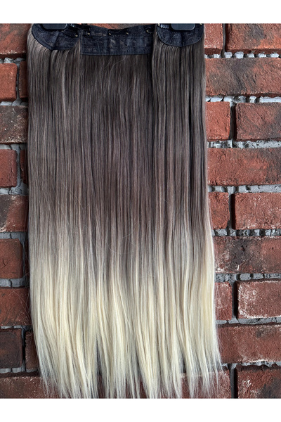 Suzan Peruk Yarımay Çıtçıt Postiş Saç - Isıya Dayanıkli Gerçek saç dokusunda