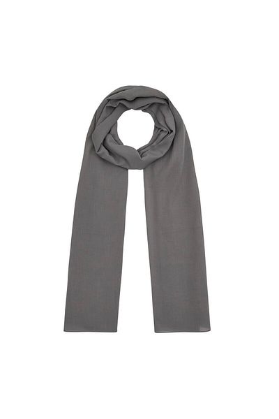 ipekevi Silver Plain Cotton Shawl
