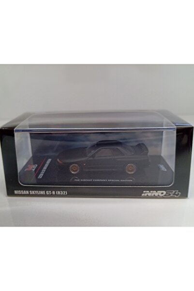 Inno Dianomi  inno 1:64 NİSSAN SKYLİNE GT-R R32 mat siyah