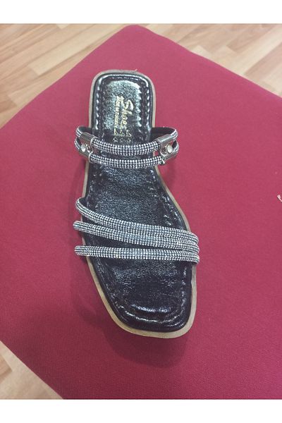 emin kundura Stone Detailed Women's Sandals