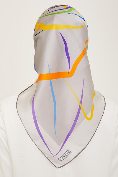 Armine 2024 Summer Silk Twill Scarf - 9115-35