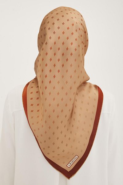Armine Silk Scarf 2023 Summer 8936-33 Twill