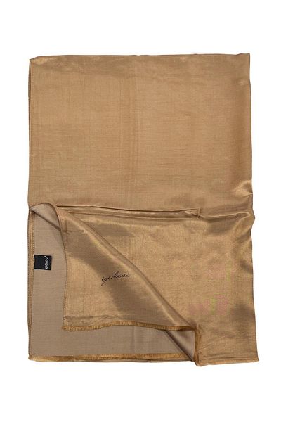 ipekevi İpekevi Modal Silk Shawl - Καφές με Γάλα