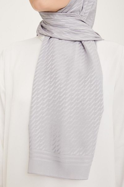 Armine Trend Diamond Shawl - 1 - Ασημί 3367